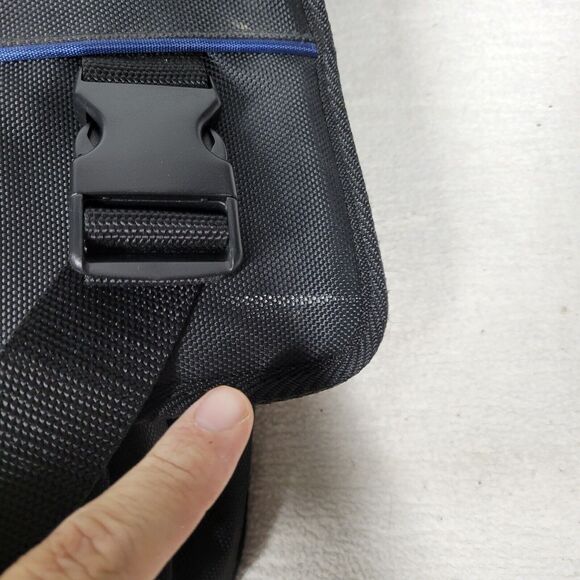 Vintage Sony PlayStation Bag Console System Black Travel Messenger Storage Bags - Picture 7 of 16